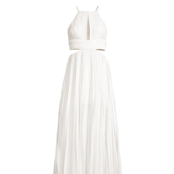 Aiifos Arianna Cutout Pleated Gown. Size 6 - Picture 4 of 11